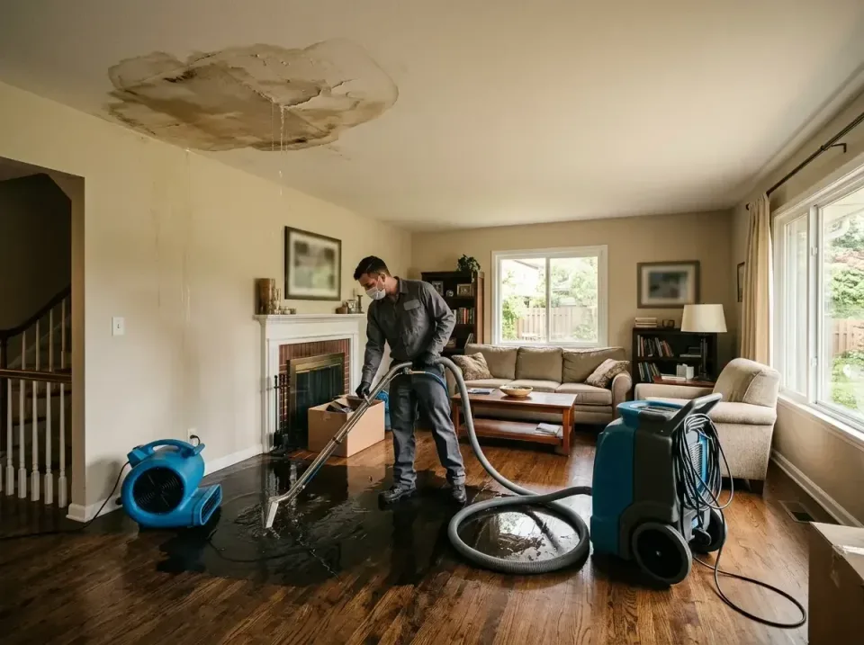 attic-pipe-burst-ceiling-drip-008 — frequently asked questions, Water Damage Restoration & Carpet Care in Fort Branch, IN